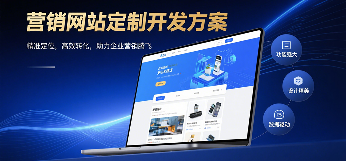錯過這個營銷網站定制方案，您將錯失行業黃金機遇！